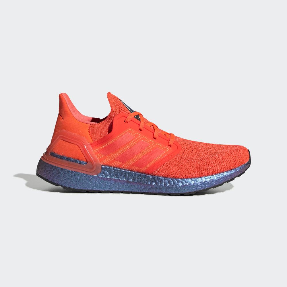 Adidas Men's Ultraboost 20 Running Shoes Red/Blue Purple Ireland FV8451